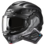 Casque Modulare Apribile HJC F100 Hetal MC5SF + Kit Bluetooth BT Mini