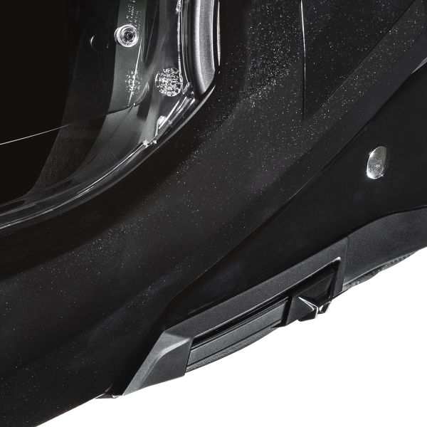 HJC F100 metallo nero