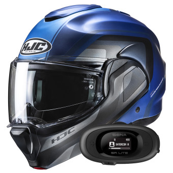 Modulare Apribile HJC F100 Reff MC2SF + Kit bluetooth 5R Lite