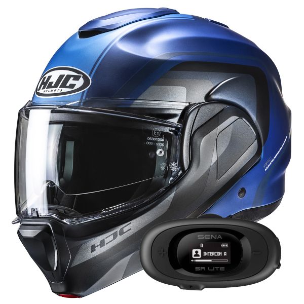 Modulare Apribile HJC F100 Reff MC2SF + Kit bluetooth 5R Lite