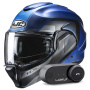 Casque Modulare Apribile HJC F100 Reff MC2SF + Kit Bluetooth Lokui K30