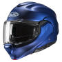 Casque Modulare Apribile HJC F100 Blu metallizzato semipiatto
