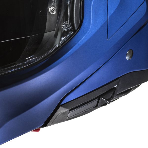 HJC F100 Blu metallizzato semipiatto