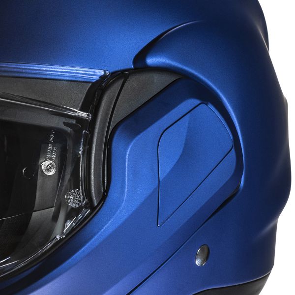 HJC F100 Blu metallizzato semipiatto