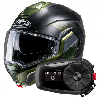 Modulare Apribile HJC i100 Beston MC4SF + Kit Bluetooth 5S Solo