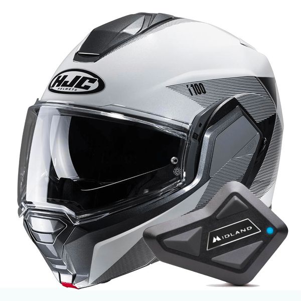 Modulare Apribile HJC i100 Beston MC5 + Kit Bluetooth BT Mini