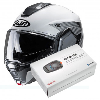 Modulare Apribile HJC i100 Beston MC5 + Kit Bluetooth SMH5 Solo