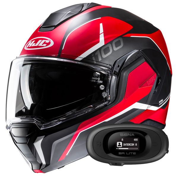 Modulare Apribile HJC i100 Lorix MC1SF + Kit bluetooth 5R Lite Solo Modulare Apribile HJC i100 Lorix MC1SF + Kit bluetooth 5R Lite Solo