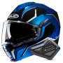 Casque Modulare Apribile HJC i100 Lorix MC2 + Kit Bluetooth BT Mini