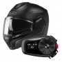 Casque Modulare Apribile HJC i100 Semi Flat Black + Kit Bluetooth 5S Solo
