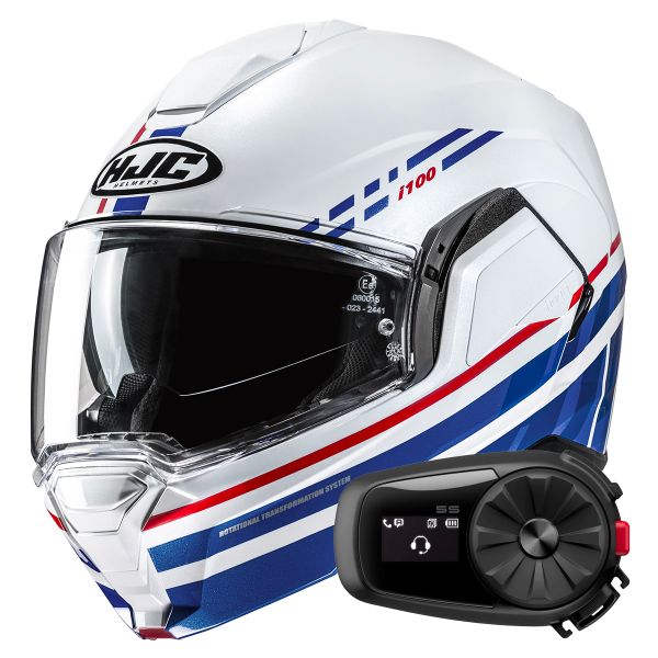 Modulare Apribile HJC i100 Sysma MC21 + Kit Bluetooth 5S Solo