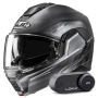 Casque Modulare Apribile HJC i100 Sysma MCSSF + Kit Bluetooth Lokui K30