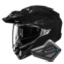 Casque Modulare Apribile HJC i80 Metal Black + Kit Bluetooth BT Mini