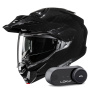 Casque Modulare Apribile HJC i80 Metal Black + Kit Bluetooth Lokui K30