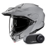 Casque Modulare Apribile HJC i80 N.Grey + Kit Bluetooth Lokui K30