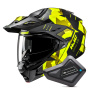 Casque Modulare Apribile HJC i80 Roki MC3HSF + Kit Bluetooth BT Mini