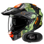Casque Modulare Apribile HJC i80 Roki MC47SF + Kit bluetooth 5R Lite Solo