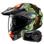 Casque Modulare Apribile HJC i80 Roki MC47SF + Kit Bluetooth 5S Solo