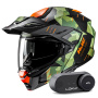 Casque Modulare Apribile HJC i80 Roki MC47SF + Kit Bluetooth Lokui K30