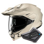 Casque Modulare Apribile HJC i80 Semi Flat Sand Beige + Kit Bluetooth BT Mini