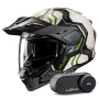 Casque Modulare Apribile HJC i80 Velly MC4SF + Kit Bluetooth Lokui K30