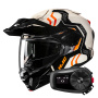 Casque Modulare Apribile HJC i80 Velly MC7 + Kit Bluetooth 5S Solo