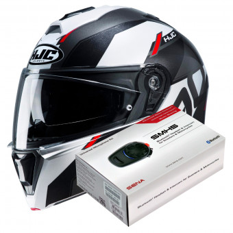 Modulare Apribile HJC I90 Aventa MC1 + Kit Bluetooth 5S Solo