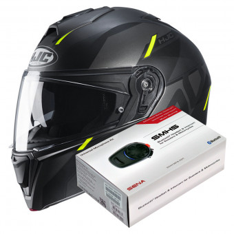 Modulare Apribile HJC I90 Aventa MC4HSF + Kit Bluetooth SMH5 Solo