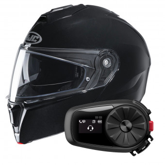 Modulare Apribile HJC I90 Black + Kit Bluetooth 5S Solo