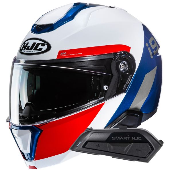 Modulare Apribile HJC i91 Bina MC21 + Kit Bluetooth Smart 21B Flat Black