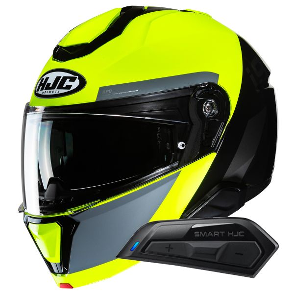 Modulare Apribile HJC i91 Bina MC3H+ Kit Bluetooth Smart 11B