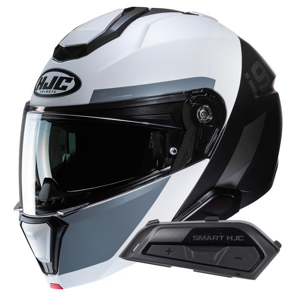 Modulare Apribile HJC i91 Bina MC5SF + Kit Bluetooth Smart 21B Flat Black