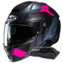 Casque Modulare Apribile HJC i91 Carst MC8SF + Kit Bluetooth Smart 21B Flat Black