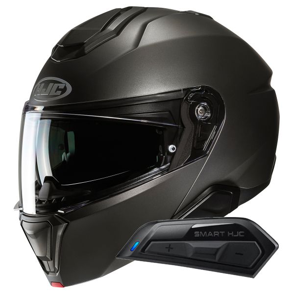 Modulare Apribile HJC i91 Semi Flat Titanium+ Kit Bluetooth Smart 11B Modulare Apribile HJC i91 Semi Flat Titanium+ Kit Bluetooth Smart 11B