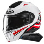Casque Modulare Apribile HJC i91 Tricus MC1 + Kit Bluetooth Smart 11B