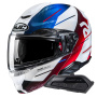 Casque Modulare Apribile HJC RPHA91 Blat MC21 + Kit Bluetooth Smart 21B