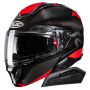 Casque Modulare Apribile HJC RPHA91 Carbon Noela MC1 + Kit Bluetooth Smart 11B