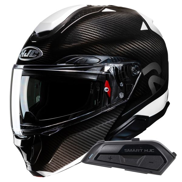 Modulare Apribile HJC RPHA91 Carbon Noela MC5 + Kit Bluetooth Smart 21B
