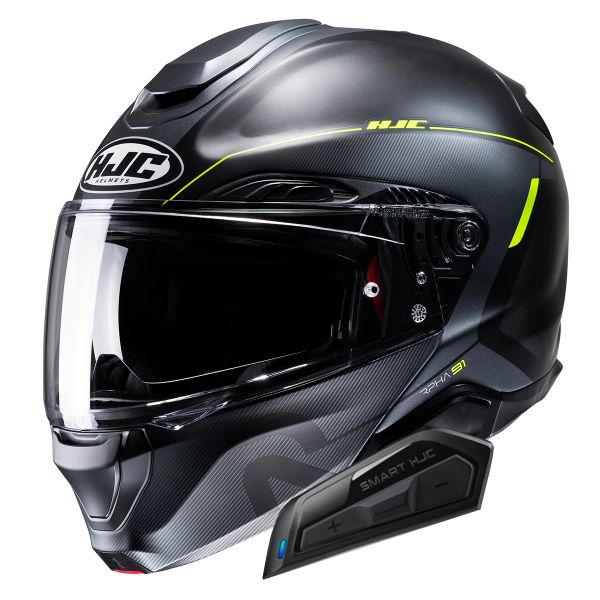 Modulare Apribile HJC RPHA91 Combust MC3HSF + Kit Bluetooth Smart 21B