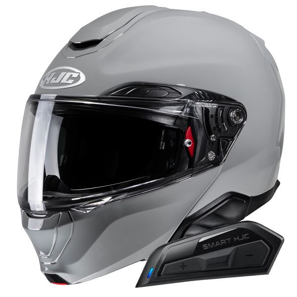 Modulare Apribile HJC RPHA91 N. Grey + Kit Bluetooth Smart 11B