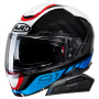 Casque Modulare Apribile HJC RPHA91 Rafino MC21 + Kit Bluetooth Smart 11B