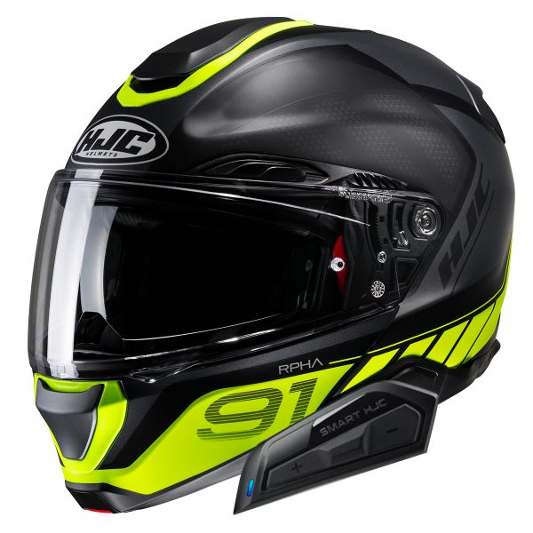 Modulare Apribile HJC RPHA91 Rafino MC3HSF + Kit Bluetooth Smart 21B