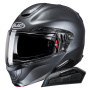 Casque Modulare Apribile HJC RPHA91 Semi Flat Anthracite + Kit Bluetooth Smart 11B