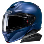 Casque Modulare Apribile HJC RPHA91 Semi Flat Metallic Blue + Kit Bluetooth Smart 11B