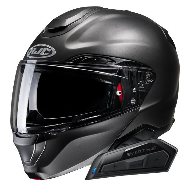 Modulare Apribile HJC RPHA91 Semi Flat Titanium + Kit Bluetooth Smart 11B Modulare Apribile HJC RPHA91 Semi Flat Titanium + Kit Bluetooth Smart 11B