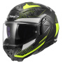Casque Modulare Apribile LS2 Advant II Astral H-V Yellow FF910