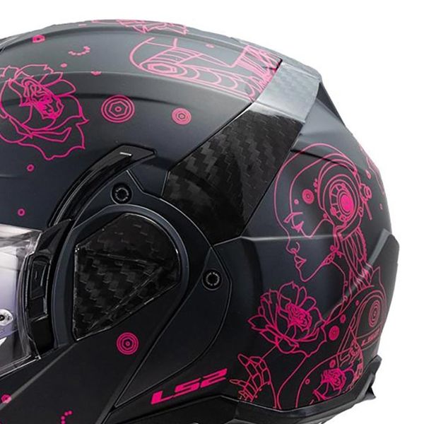 LS2 Advant II Sophia Black Pink FF910