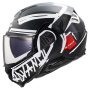 Casque Modulare Apribile LS2 Advant II Tape Black FF910