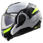 Casque Modulare Apribile LS2 Advant II Triple Light Grey FF910