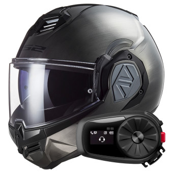 Modulare Apribile LS2 Advant Jeans FF906 + Kit Bluetooth 5S Solo